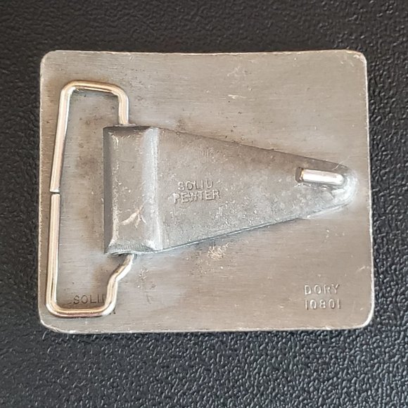 Mount Vernon, Virginia Solid Pewter Belt Buckle - Vintage- Unique! - Picture 4 of 6